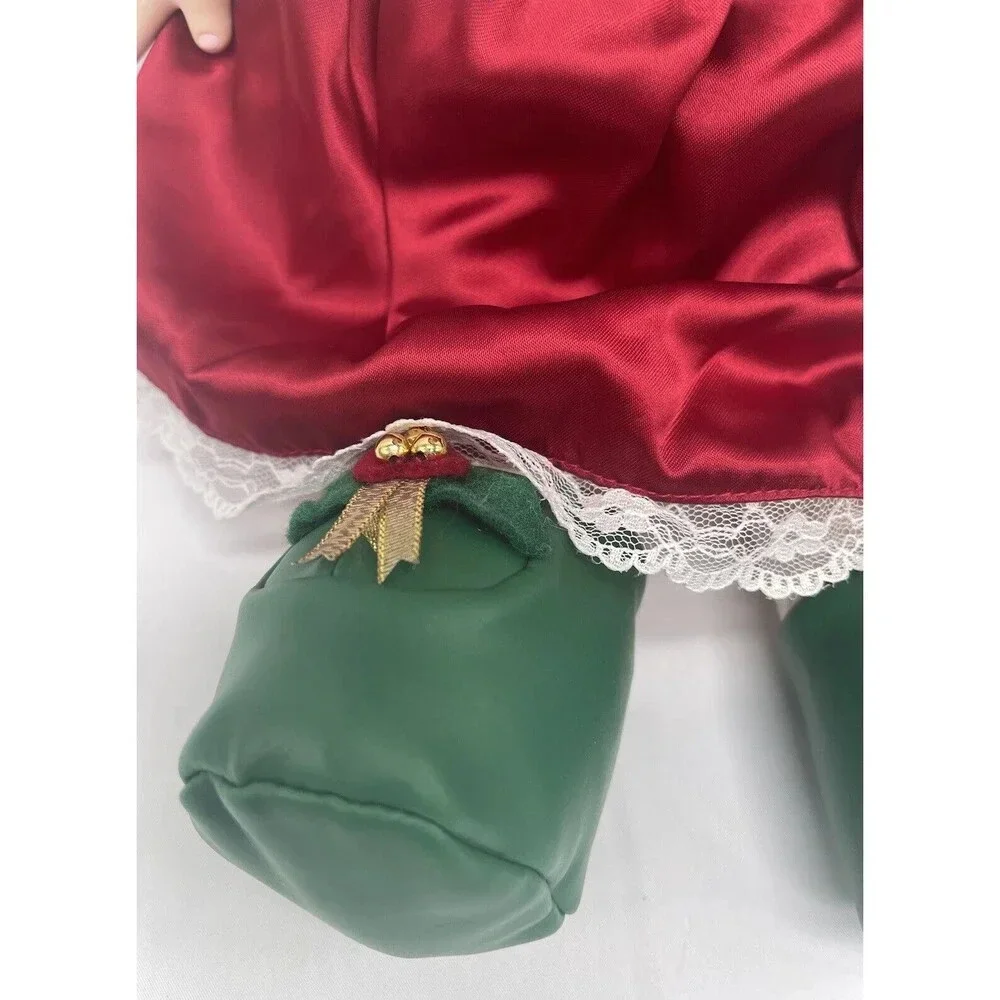 Precious Moments 1999 Christmas Doll Holly QVC Exclusive Vintage Missing Hair